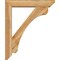 Ekena Millwork Legacy Slat Rough Sawn Bracket w/ Offset Brace, Western Red Cedar, 6"W x 30"D x 36"H BKT0604X30X36LEC06RWR - alternate 2